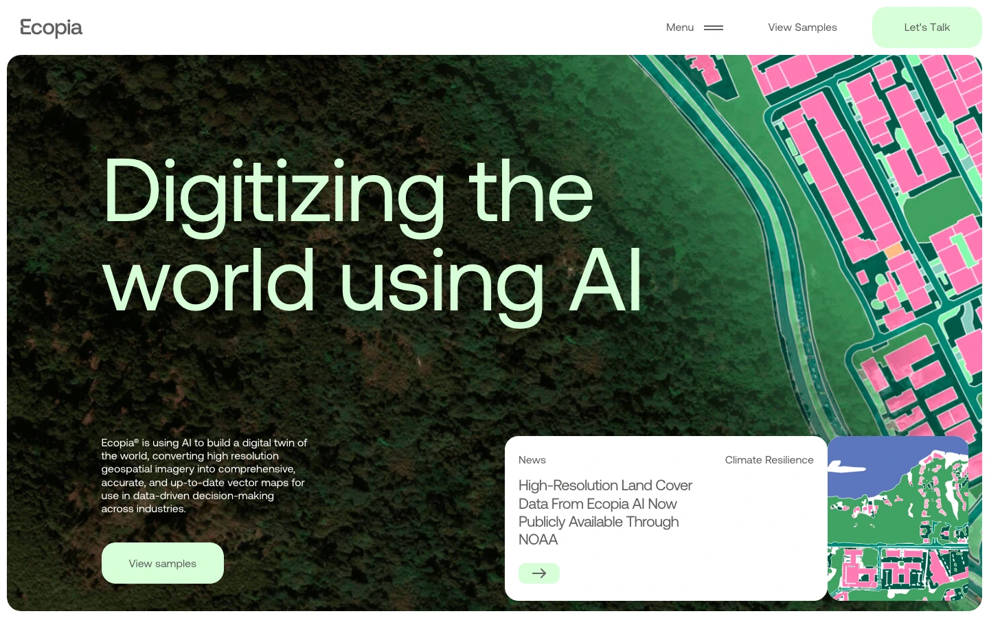 What we like about Ecopia's website