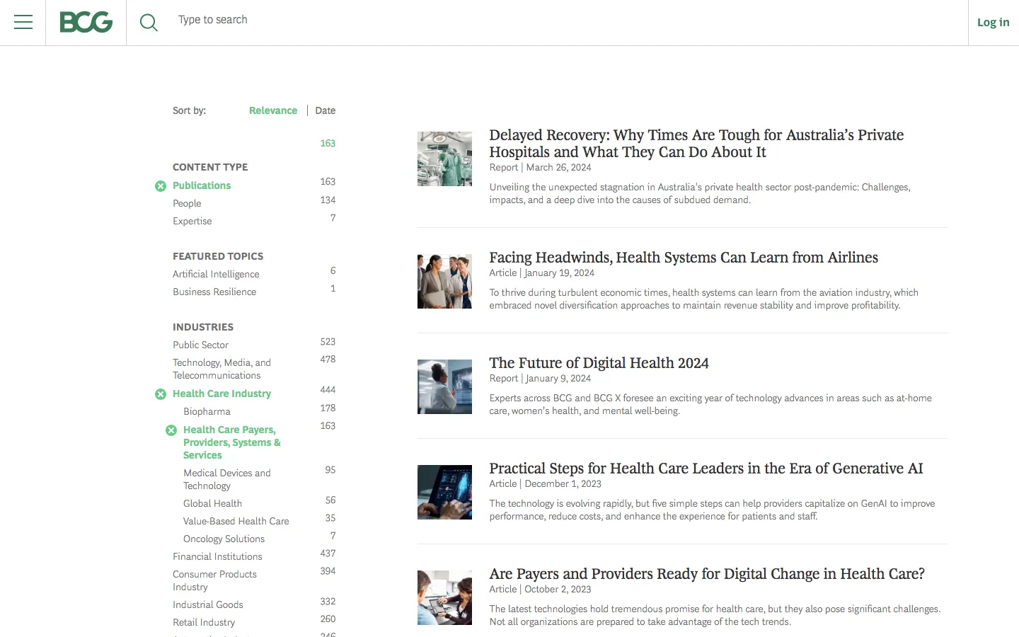 3) Articles link to services & collect emails